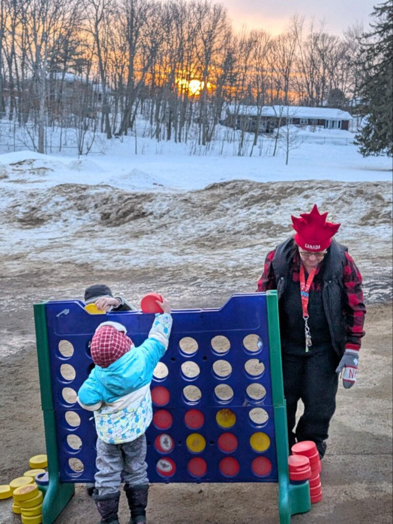 Gravenhurst Public School hosts a Winter Warm Up family event
